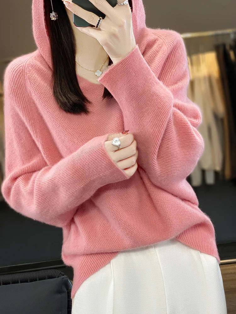 June | Pull doux à capuche
