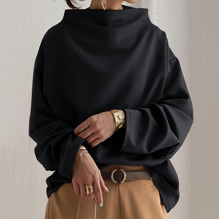 Isabella | Elegant High-Neck Relaxed Sweater