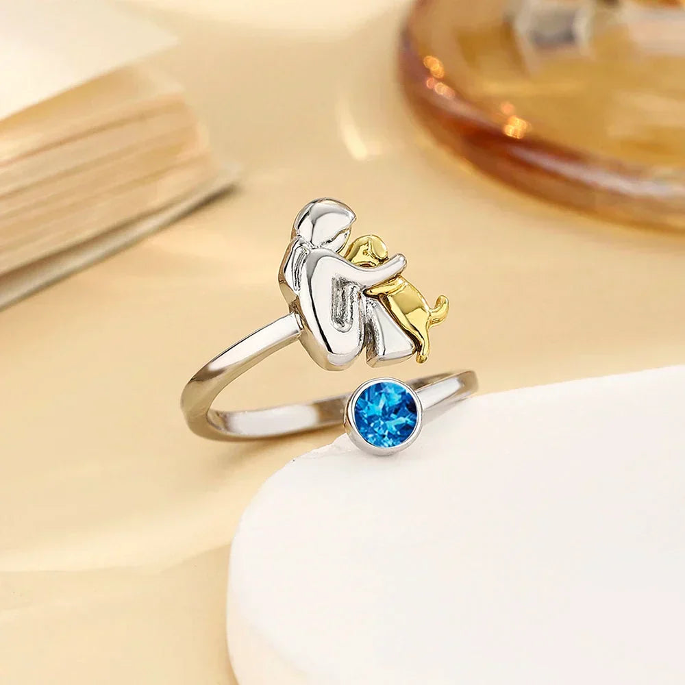 Cayley | Dog Icon Ring
