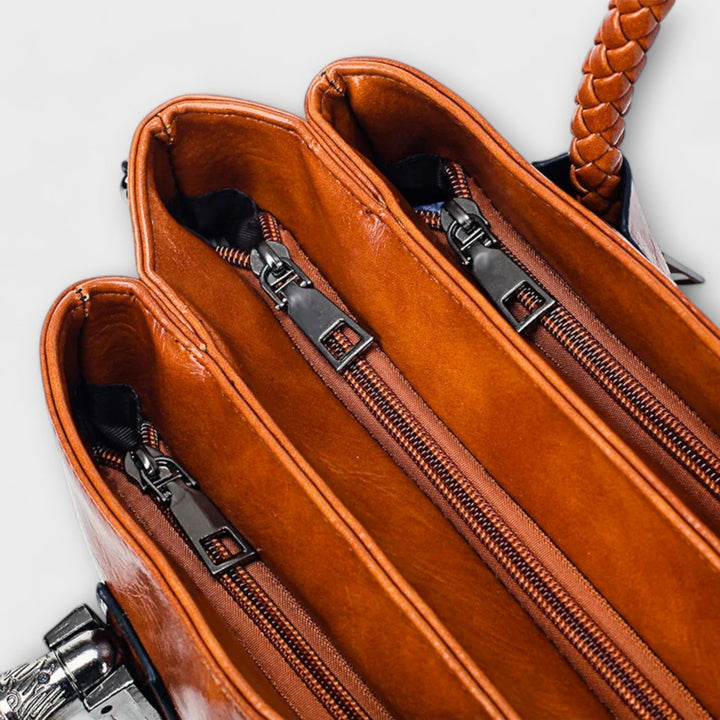 Shahad | Elegant Leather Duffel Bag