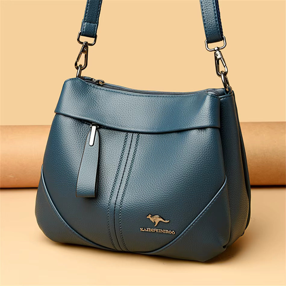 Athea | Plaid Leather Bag