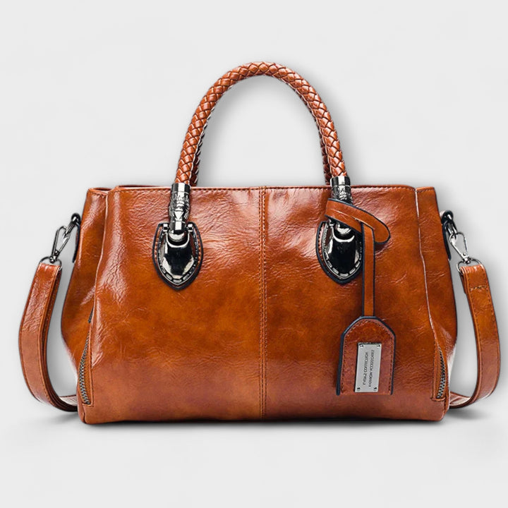 Shahad | Elegant Leather Duffel Bag