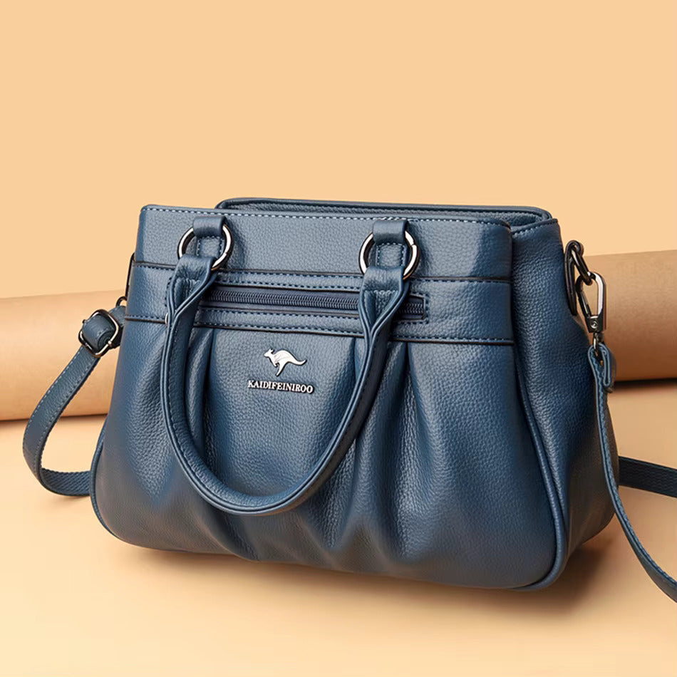 Lenora | Plaid Leather Bag
