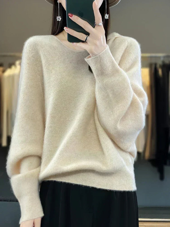 June | Pull doux à capuche