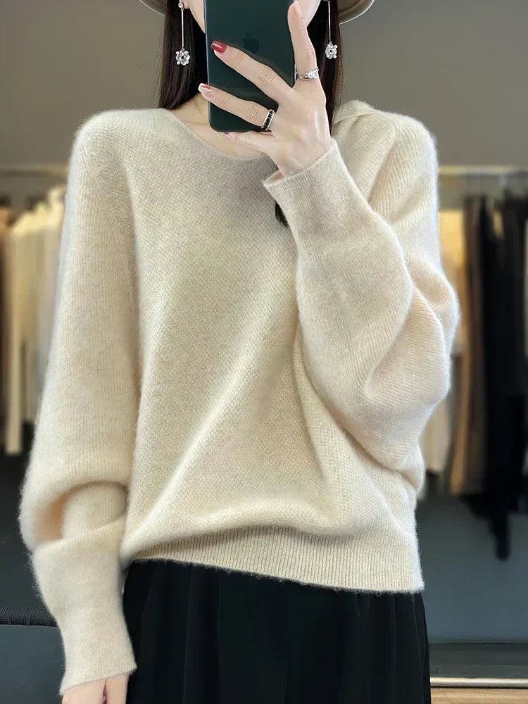 June | Pull doux à capuche