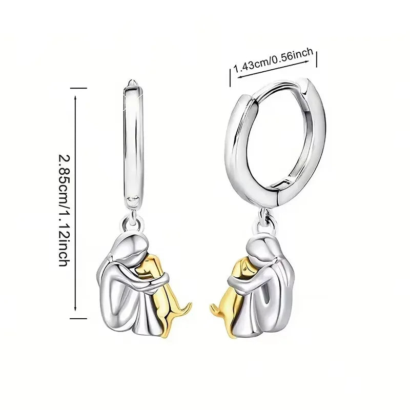 Wafa | Dog Icon Earrings