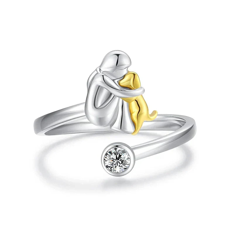 Cayley | Dog Icon Ring