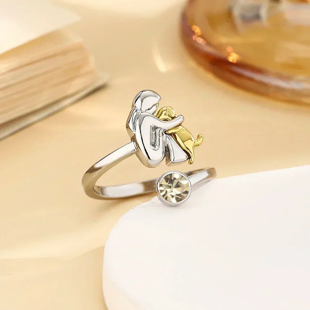 Cayley | Dog Icon Ring