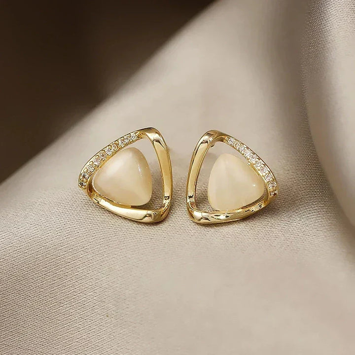 Maddison | Opal And Crystal Earrings