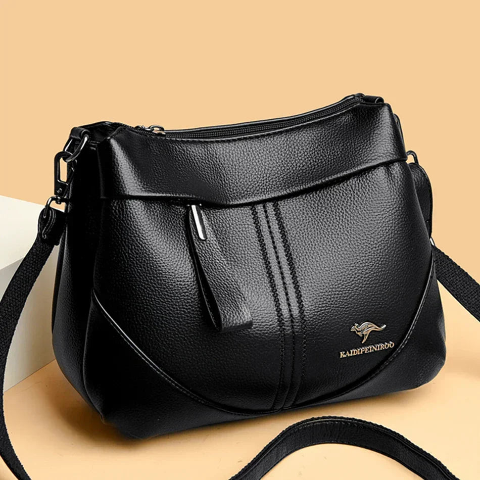Athea | Plaid Leather Bag