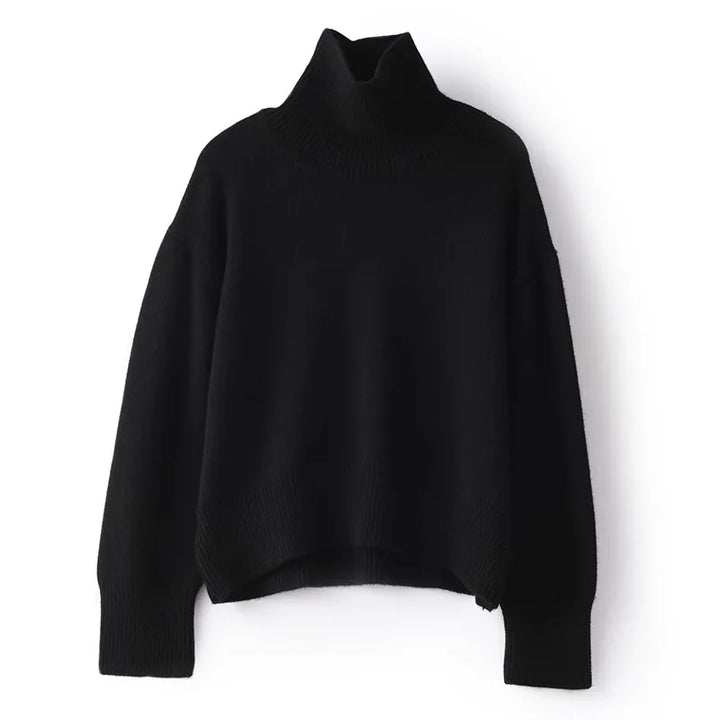 Maisie | Pure Cashmere Turtleneck Sweater