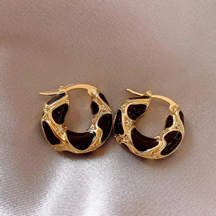 Suha | Vintage U-Shaped Hoop Earrings