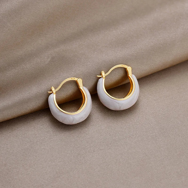Suha | Vintage U-Shaped Hoop Earrings