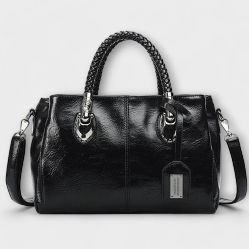 Shahad | Elegant Leather Duffel Bag
