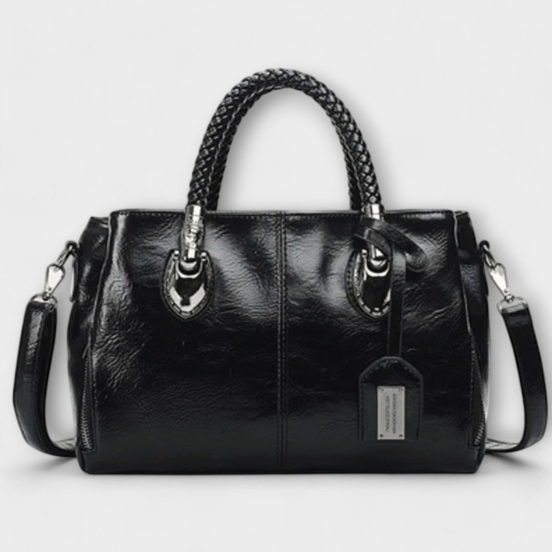 Shahad | Elegant Leather Duffel Bag