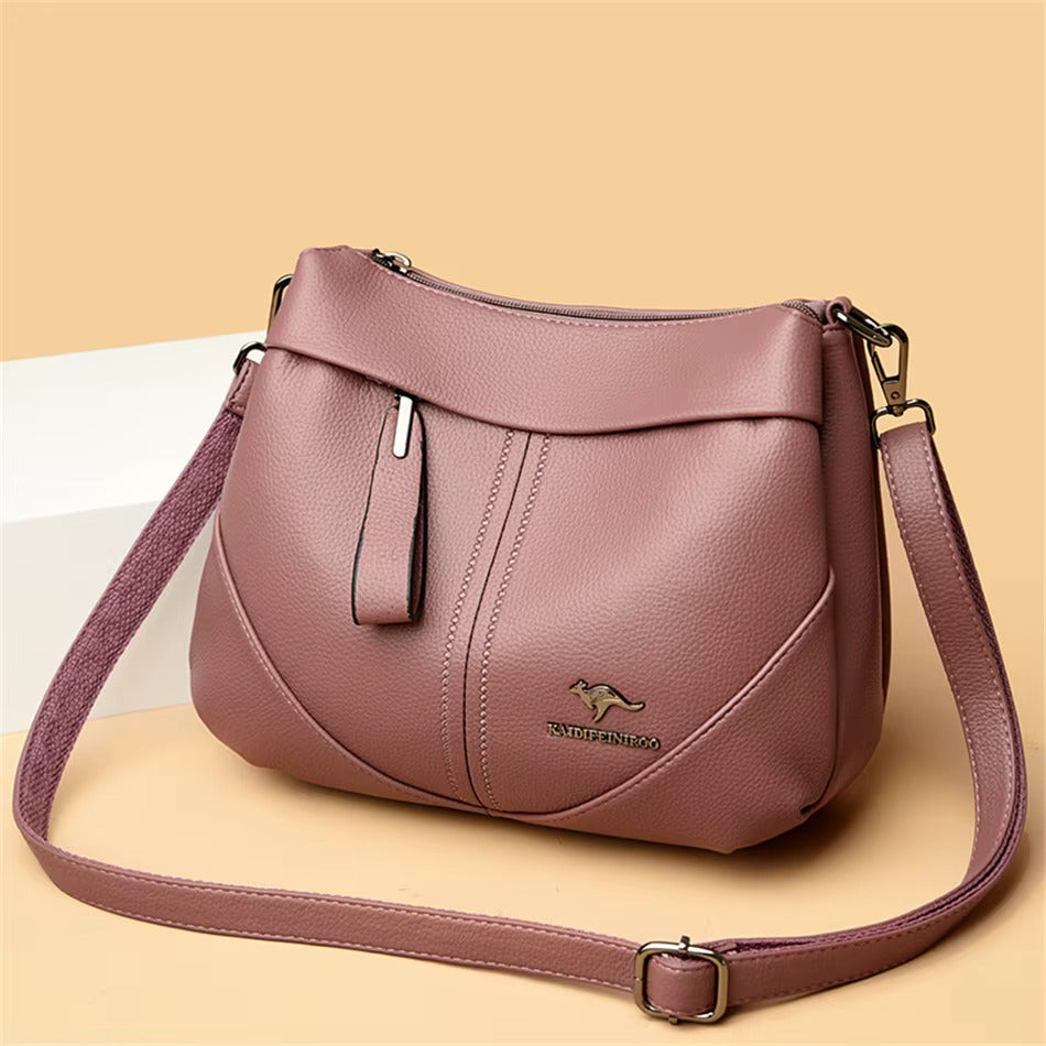 Athea | Plaid Leather Bag