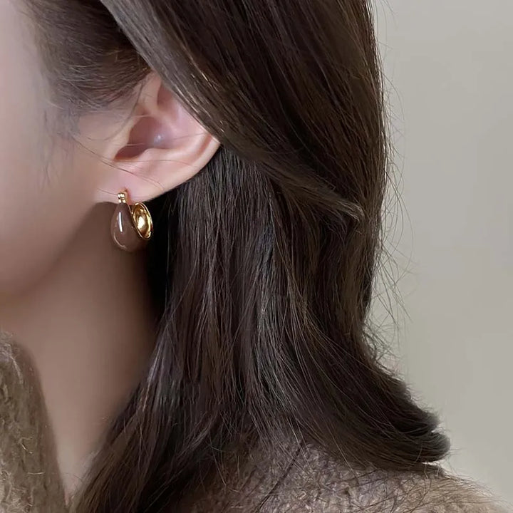 Suha | Vintage U-Shaped Hoop Earrings