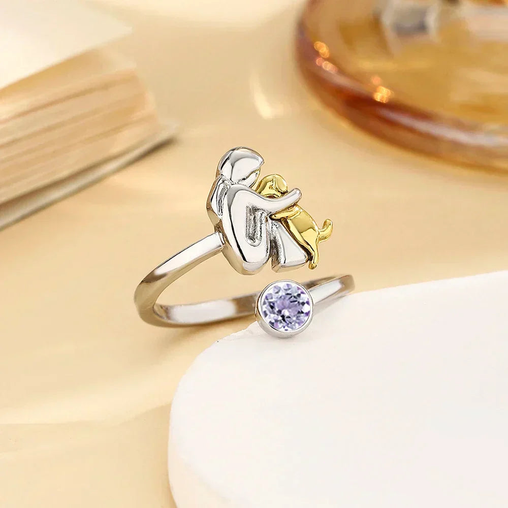 Cayley | Dog Icon Ring