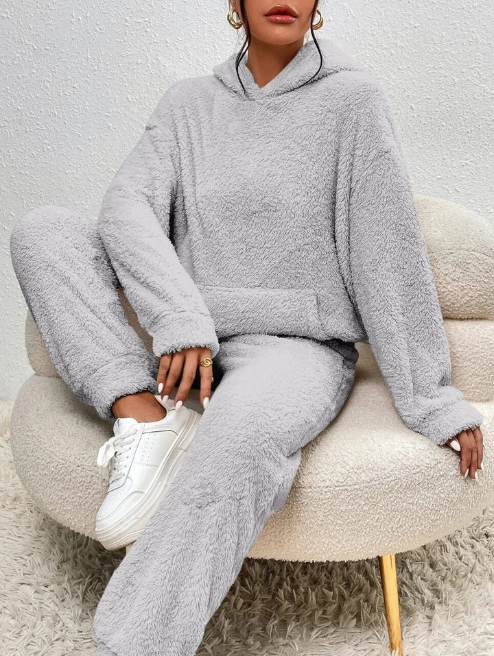 Josee | Hooded Teddy Lounge Set