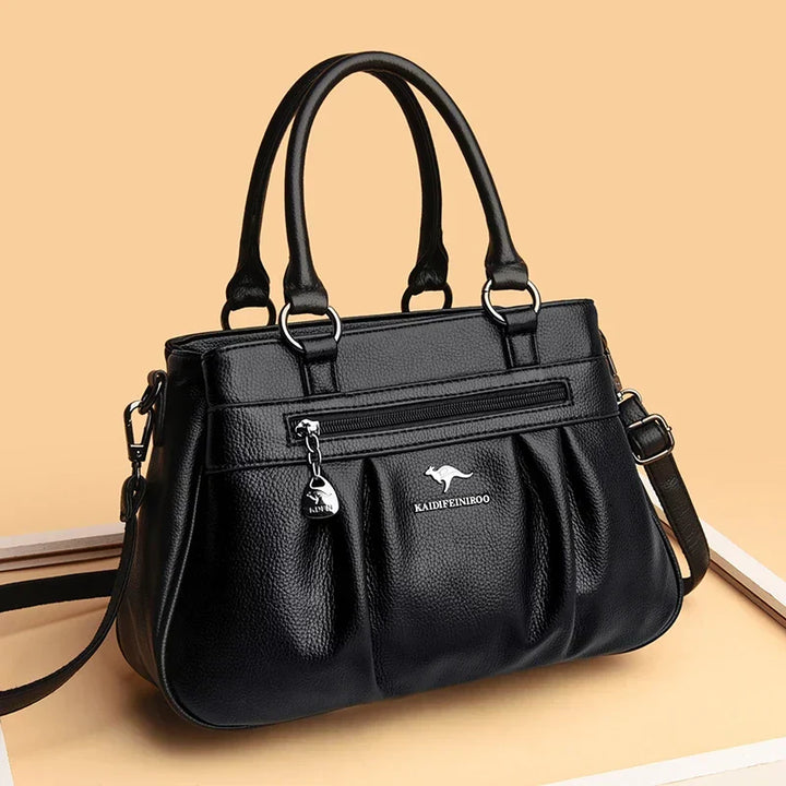 Lenora | Plaid Leather Bag