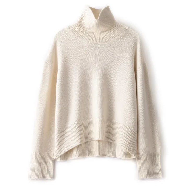 Maisie | Pure Cashmere Turtleneck Sweater