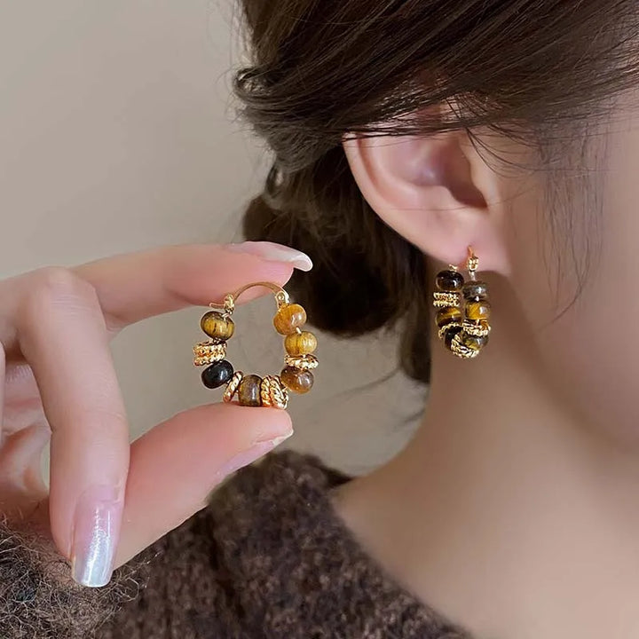 Suha | Vintage U-Shaped Hoop Earrings