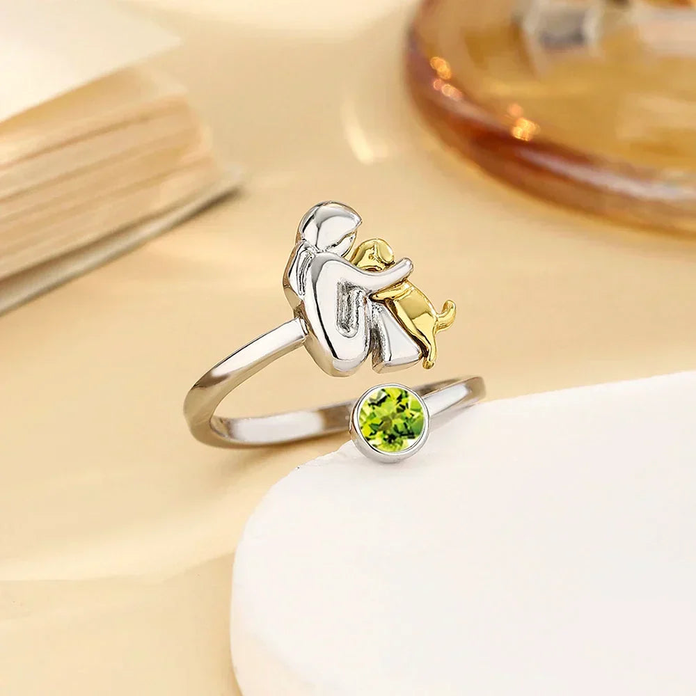 Cayley | Dog Icon Ring