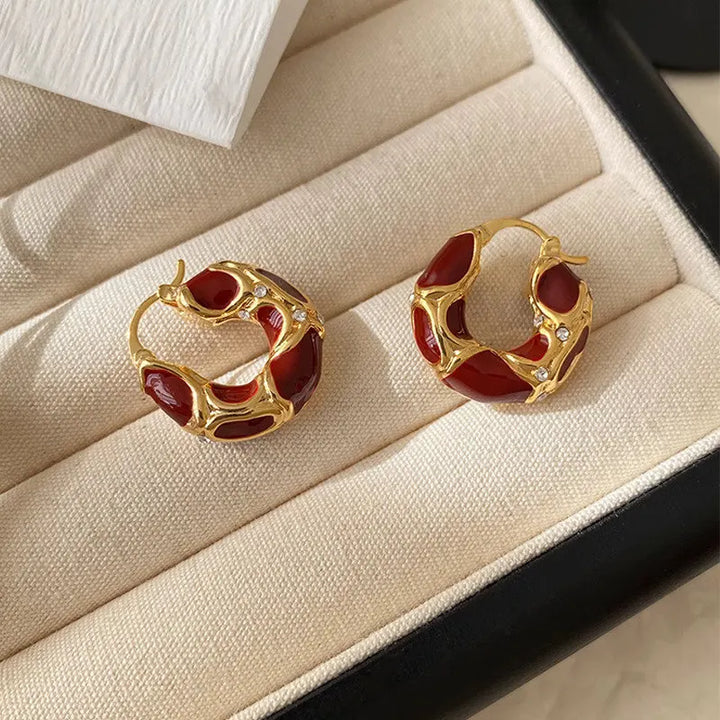 Suha | Vintage U-Shaped Hoop Earrings