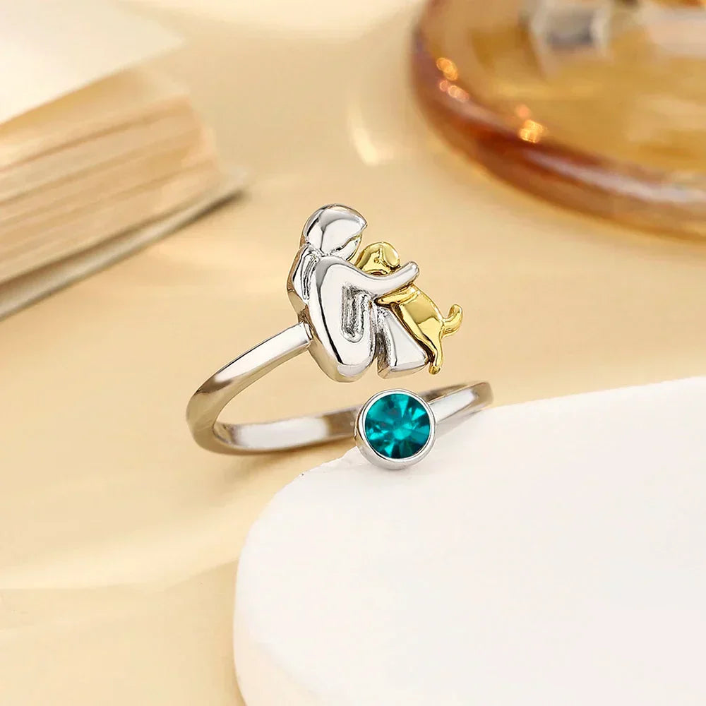 Cayley | Dog Icon Ring