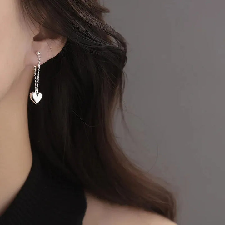 Rhylee | Heart-Shaped Hoop Earrings