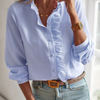 Yasmine | Stylish Ruffle Trim Button Blouse
