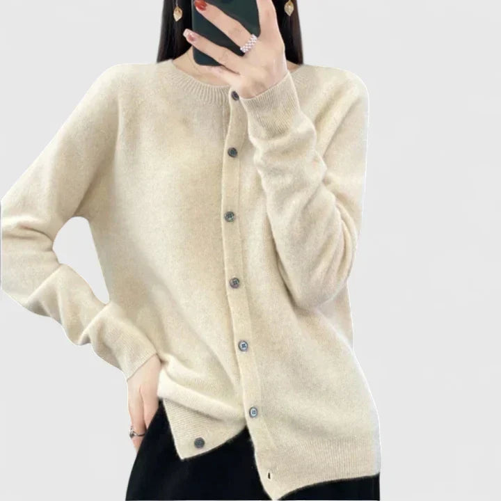 Nina | Classic Button Cardigan