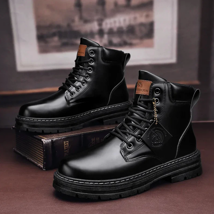 Oliver | Bottines légères en cuir à lacets