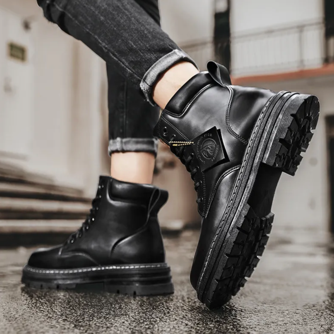 Oliver | Bottines légères en cuir à lacets