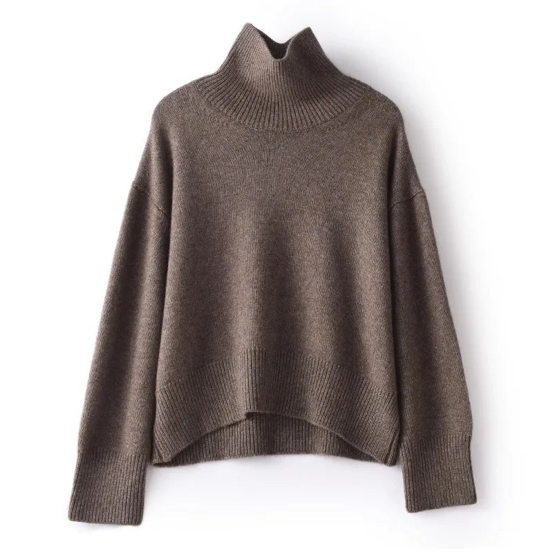 Maisie | Pure Cashmere Turtleneck Sweater