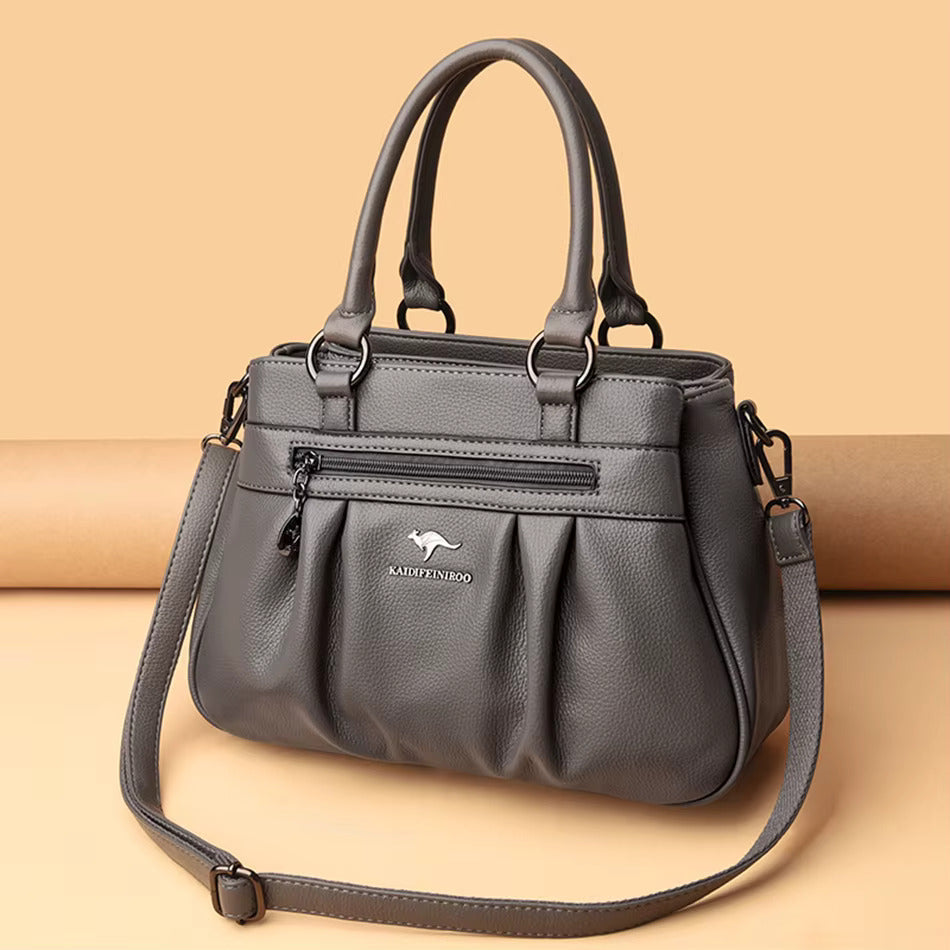 Lenora | Plaid Leather Bag