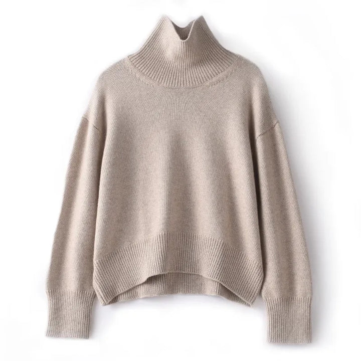 Maisie | Pure Cashmere Turtleneck Sweater
