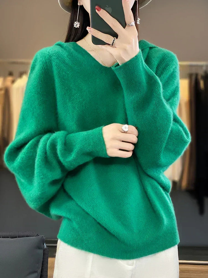 June | Pull doux à capuche
