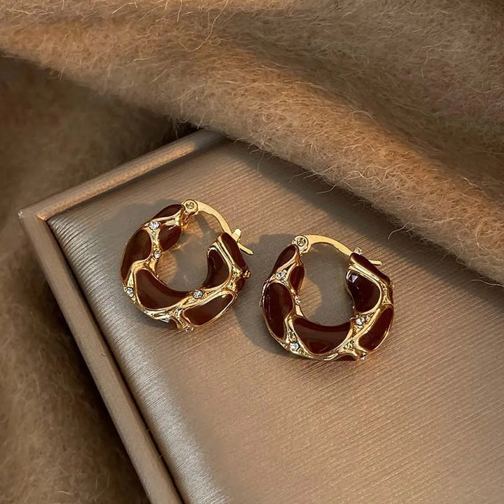 Suha | Vintage U-Shaped Hoop Earrings
