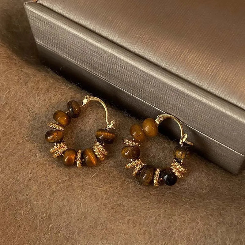 Suha | Vintage U-Shaped Hoop Earrings