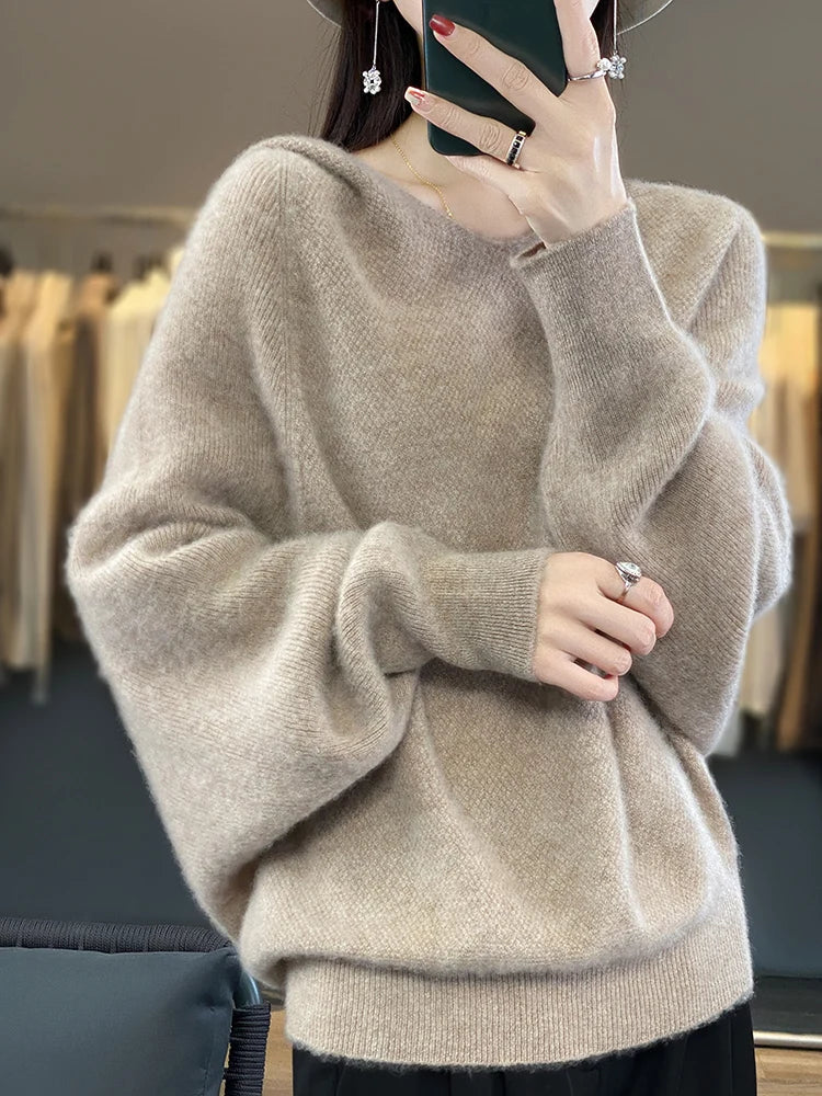 June | Pull doux à capuche