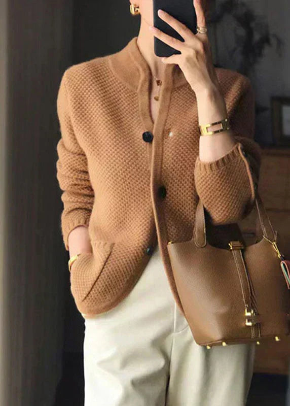 Michelle | Le cardigan en maille texturée douillet