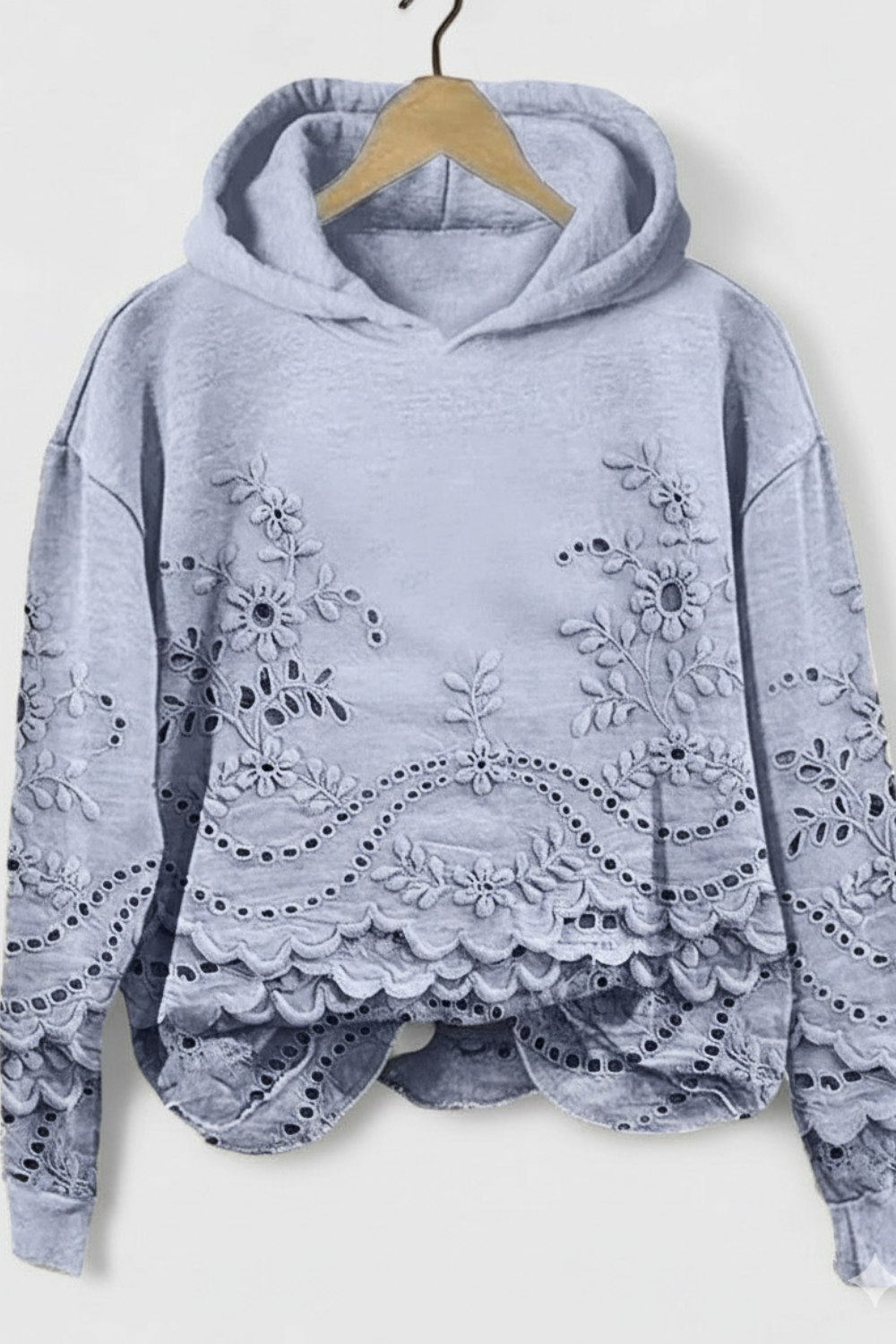 Evangeline | Embroidered Hoodie