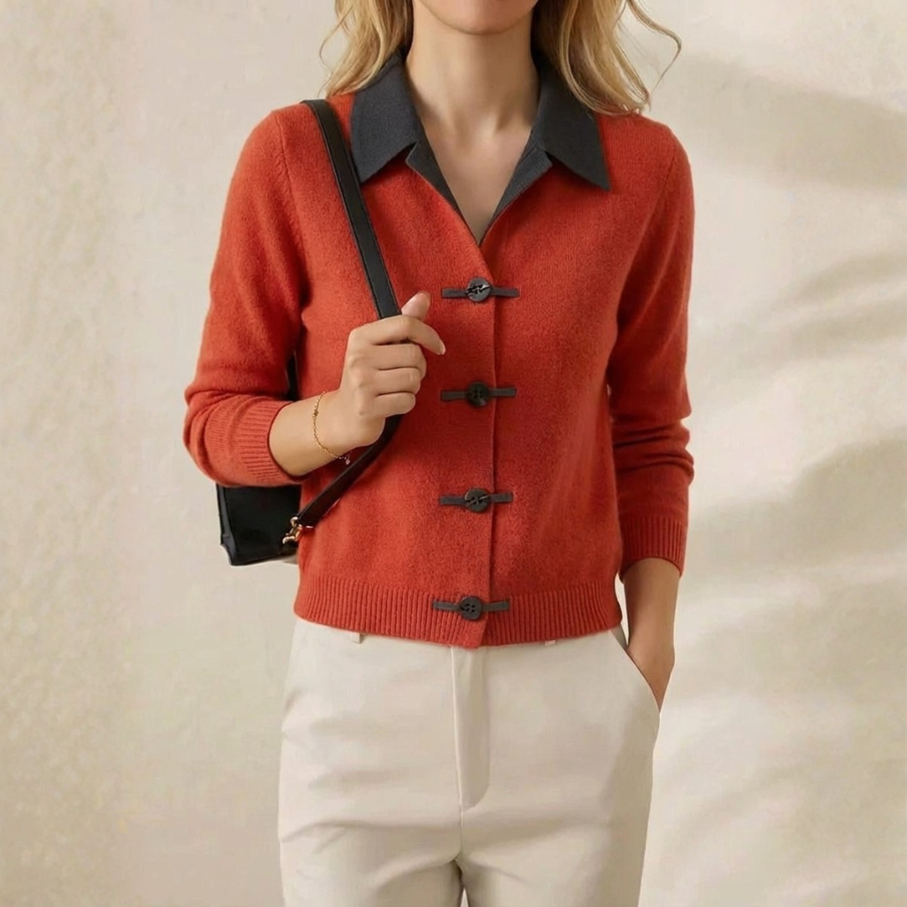 Aviana | Collared Cardigan