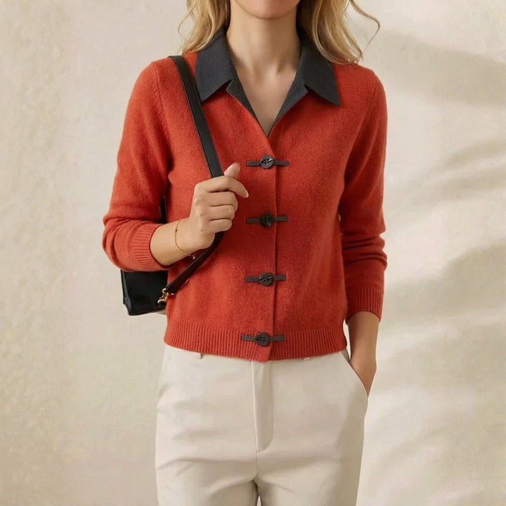 Aviana | Collared Cardigan