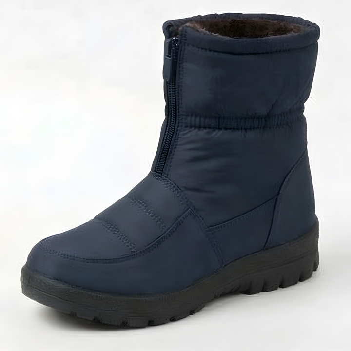 Winry | Waterproof Faux Fur-Lined Zip-Up Ankle Winter Boots