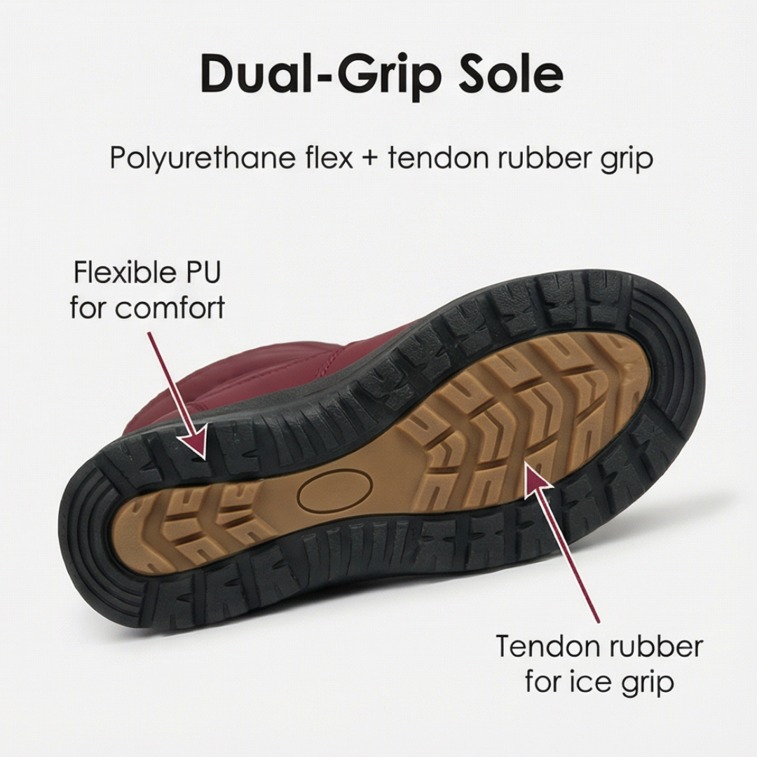 Winry | Waterproof Faux Fur-Lined Zip-Up Ankle Winter Boots