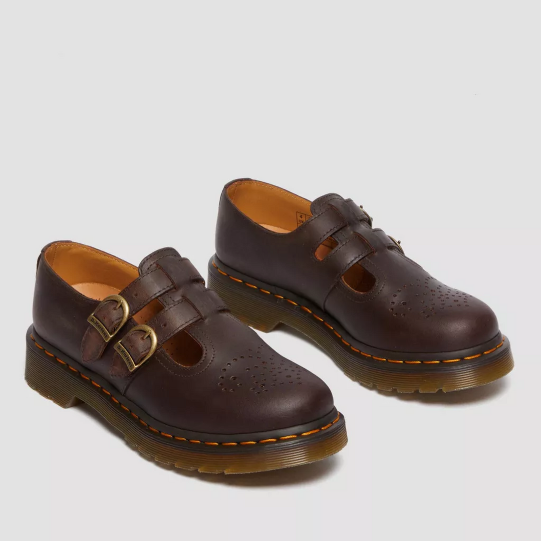 Elowen | Double-Buckle Leather Mary Janes