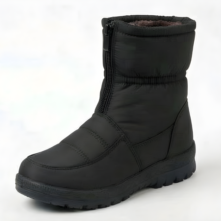 Winry | Waterproof Faux Fur-Lined Zip-Up Ankle Winter Boots