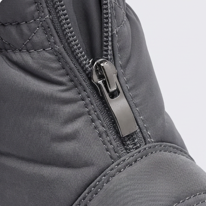 Winry | Waterproof Faux Fur-Lined Zip-Up Ankle Winter Boots